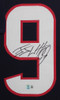 JJ Watt Autographed and Framed Blue Houston Jersey Auto Beckett COA