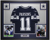 Micah Parsons Autographed and Framed Blue Dallas Jersey Auto Fanatics COA