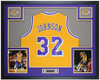 Magic Johnson Autographed & Framed Yellow Lakers Jersey Auto Beckett Cert Magic Johnson Autographed & Framed Yellow Lakers Jersey Auto Beckett Cert