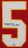 Patrick Mahomes Autographed & Framed Red Kansas City Chiefs Jersey Auto Fanatics COA