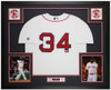 David Ortiz Autographed & Framed White Boston Jersey Auto Tristar COA