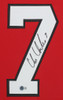 Chris Chelios Autographed & Framed Red Chicago Jersey Auto Beckett COA