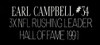 Earl Campbell Autographed and Framed Orange Texas Jersey Auto JSA COA