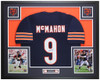 Jim McMahon Autographed and Framed Blue Chicago Jersey Auto Beckett COA