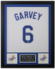 Steve Garvey Autographed and Framed White Los Angeles Jersey Auto Beckett COA