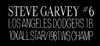 Steve Garvey Autographed and Framed White Los Angeles Jersey Auto Beckett COA