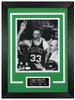 Larry Bird Autographed & Framed 8x10 Boston Photo Beckett D-8C