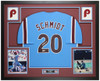 Mike Schmidt Autographed & Framed Blue Philadelphia Jersey Auto Beckett Certified Mike Schmidt Autographed & Framed Blue Philadelphia Jersey Auto Beckett Certified