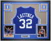 Christian Laettner Autographed & Framed Blue Duke Jersey Auto JSA Certified
