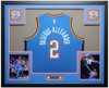 Shai Gilgeous Alexander Autographed & Framed Blue Oklahoma City Jersey Auto JSA Certified