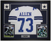 Larry Allen Autographed & Framed White Dallas Jersey Auto Beckett Certified Larry Allen Autographed & Framed White Dallas Jersey Auto Beckett Certified