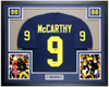 JJ McCarthy Autographed & Framed Blue Michigan Jersey Auto Beckett Certified JJ McCarthy Autographed & Framed Blue Michigan Jersey Auto Beckett Certified