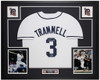 Alan Trammell Autographed & Framed White Detroit Jersey Auto Beckett Certified