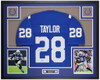 Jonathan Taylor Autographed & Framed Blue Indianapolis Jersey Auto Beckett Certified