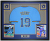 Robin Yount Autographed & Framed Blue Milwaukee Jersey Auto Beckett Certified
