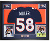 Von Miller Autographed & Framed Blue Denver Jersey Auto Beckett Certified
