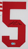 Fred Warner Autographed & Framed White San Francisco Jersey Auto Beckett Certified