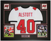 Mike Alstott Autographed & Framed White Tampa Bay Jersey Auto Beckett Certified