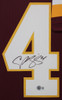 Champ Bailey Autographed & Framed Maroon Washington Jersey Auto Beckett Certified