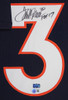 Terrell Davis Autographed & Framed Blue Denver Jersey Auto Beckett Certified