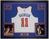 Jalen Brunson Autographed & Framed White New York Jersey Auto Fanatics Certified