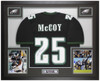 LeSean McCoy Autographed & Framed Black Philadelphia Jersey Auto Beckett Certified