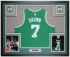 Jaylen Brown Autographed & Framed Green Boston Jersey Auto Beckett Certified