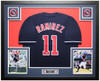 Jose Ramirez Autographed & Framed Blue Cleveland Jersey Auto Beckett Certified