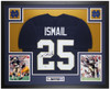 Raghib Ismail Autographed & Framed Blue Notre Dame Jersey Auto Beckett Certified