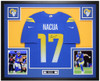 Puke Nacua Autographed & Framed Blue Los Angeles Jersey Auto Fanatics Certified