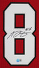 A. J. Green Autographed & Framed Red Georgia Jersey Auto Beckett Certified