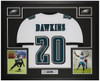 Brian Dawkins Autographed & Framed White Philadelphia Jersey Auto Beckett Certified