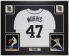 Jack Morris Autographed & Framed White Detroit Jersey Auto JSA Certified