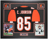 Chad Johnson Autographed & Framed Black Cincinnati Jersey Auto Beckett Certified