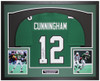 Randall Cunningham Autographed & Framed Green Philadelphia Jersey Auto Beckett Certified