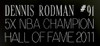 Dennis Rodman Autographed & Framed White Chicago Jersey Auto Beckett Certified