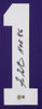 Fran Tarkenton Autographed & Framed Purple Minnesota Jersey Auto Beckett Certified