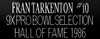 Fran Tarkenton Autographed & Framed Purple Minnesota Jersey Auto Beckett Certified