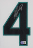 Ken Griffey Jr Autographed & Framed White Seattle Jersey Auto Beckett Certified