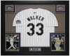 Larry Walker Autographed & Framed White Colorado Jersey Auto TriStar Certified