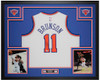 Jalen Brunson Autographed & Framed White New York Jersey Auto Fanatics Certified