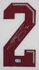 Johnny Manziel Autographed & Framed White Texas A&M Jersey Auto Beckett Certified