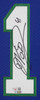 Dirk Nowitzki Autographed & Framed Blue Dallas Jersey Auto Fanatics Certified