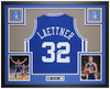 Christian Laettner Autographed & Framed Blue Duke Jersey Auto Beckett Certified