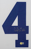 Dak Prescott Autographed & Framed White Dallas Jersey Auto Beckett Certified