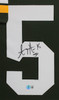 AJ Hawk Autographed & Framed Green Green Bay Jersey Auto Beckett Certified