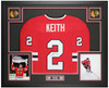 Duncan Keith Autographed & Framed Red Chicago Jersey Auto Beckett Certified
