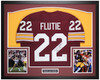 Doug Flutie Autographed & Framed Maroon Boston College Jersey Auto Beckett Certified