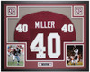 Von Miller Autographed & Framed Maroon Texas A&M Jersey Auto Beckett Certified
