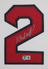 Manny Ramirez Autographed & Framed White Boston Jersey Auto Beckett Certified